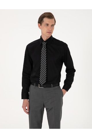 Pierre Cardin Erkek Siyah Gömlek Basic 50305127-vr046 Siyah