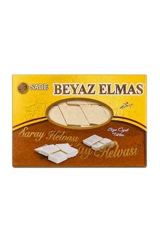 Beyaz Elmas Sade Saray Helvası 250 Gr - %100 Doğal Pancar Şekerli - Geleneksel Tel Helva
