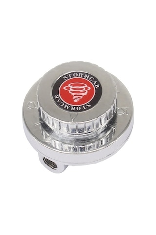 Tongxida Araba 8mm/10mm Manuel Ayarlanabilir 1-5psi Yakıt Basınç Regülatörü Vanası Gümüş