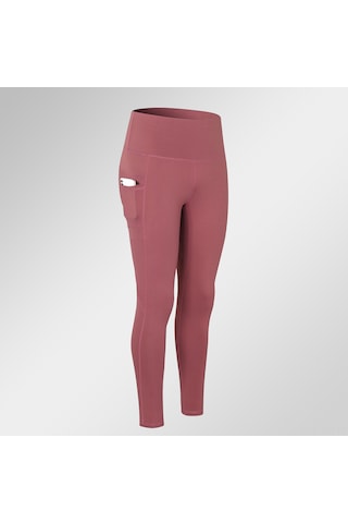 Geeroyoo Yoga Pantolonu: Yüksek Bel, Çift Cep, Esnek Ve Nefes Alabilen Spor Kıyafeti, Pembe Xl Boy Pembe