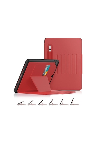 Apple Uyumlu iPad 9. Nesil 10.2" Kılıf Multifunction Leather Case A2602