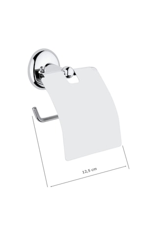Tema Minimal Banyo Kapaklı Wc Kağıtlık Krom Krom