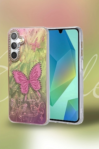 Samsung Uyumlu Galaxy A15 4g Kılıf Blade Aynalı Desenli Kapak Desen 5