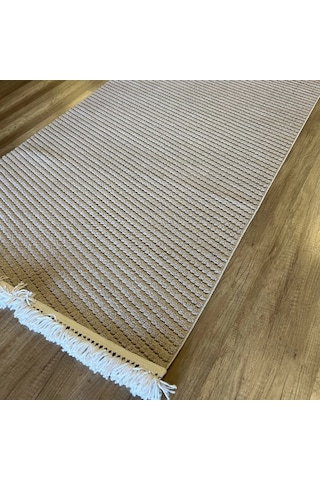 Hoom Rugs Dizayn 1063 Vizon Yumuşak Dokulu Desensiz İskandinav Halı Vizon
