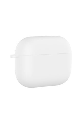 Apple AirPods Uyumlu Pro 3 Zore Standart Silikon Kılıf Beyaz