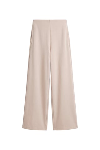 Cottonill Premium - Sway Collection Vizon Basic Yüksel Bel Modal Bol Paça Kadın Pantolon