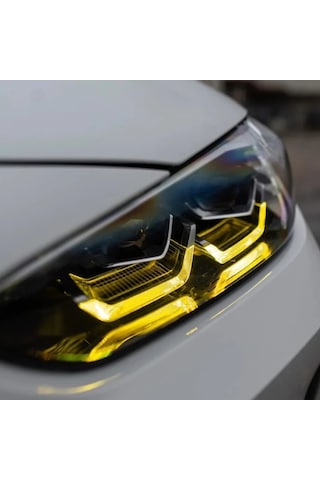 Ram2 Project Bmw G23 G22 M3 M4 Lazer Olmayan Model Yellow Drl Led