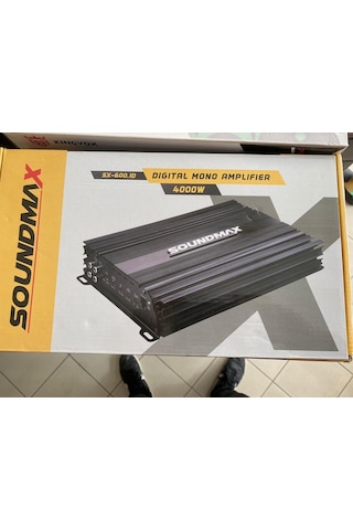 Soundmax Sx-600.1D 4000 Wat Mono Amfi