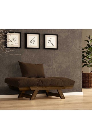 Woodesk Adalar Masif Ceviz-kahve Renk Berjer Cpt8134-140 Kahverengi