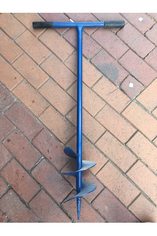 Manuel Toprak Burgusu Ağaç Fidan Çit Direği Dikme Aparatı