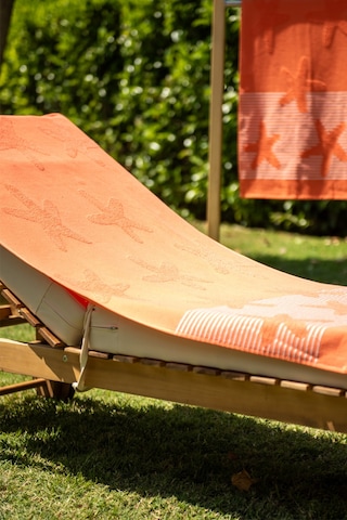 Menderes Home Cotton Collection Bukle Plaj Havlusu Yıldız Orange