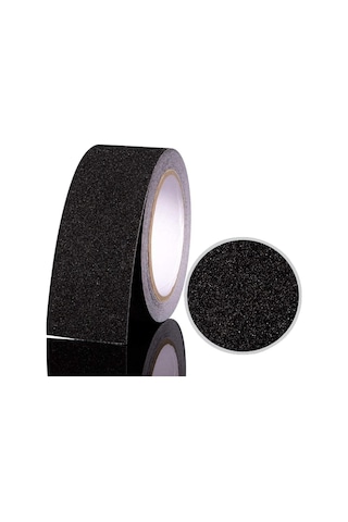 Siyah Merdiven Zemin Kaydırmaz Kaymaz Bant Yapışkanlı