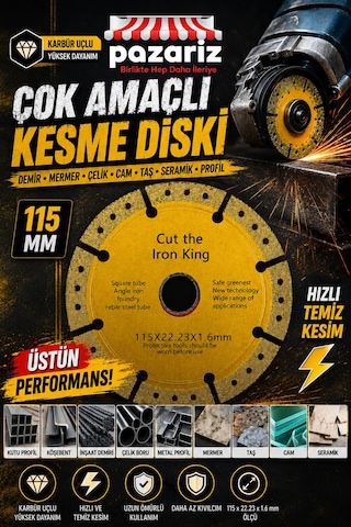 Çok Amaçlı Demir/mermer/çelik/cam Daire Kesici Kesme Diski 115 Mm Elmas Karbür Çok Amaçlı Kesici Testere Diski