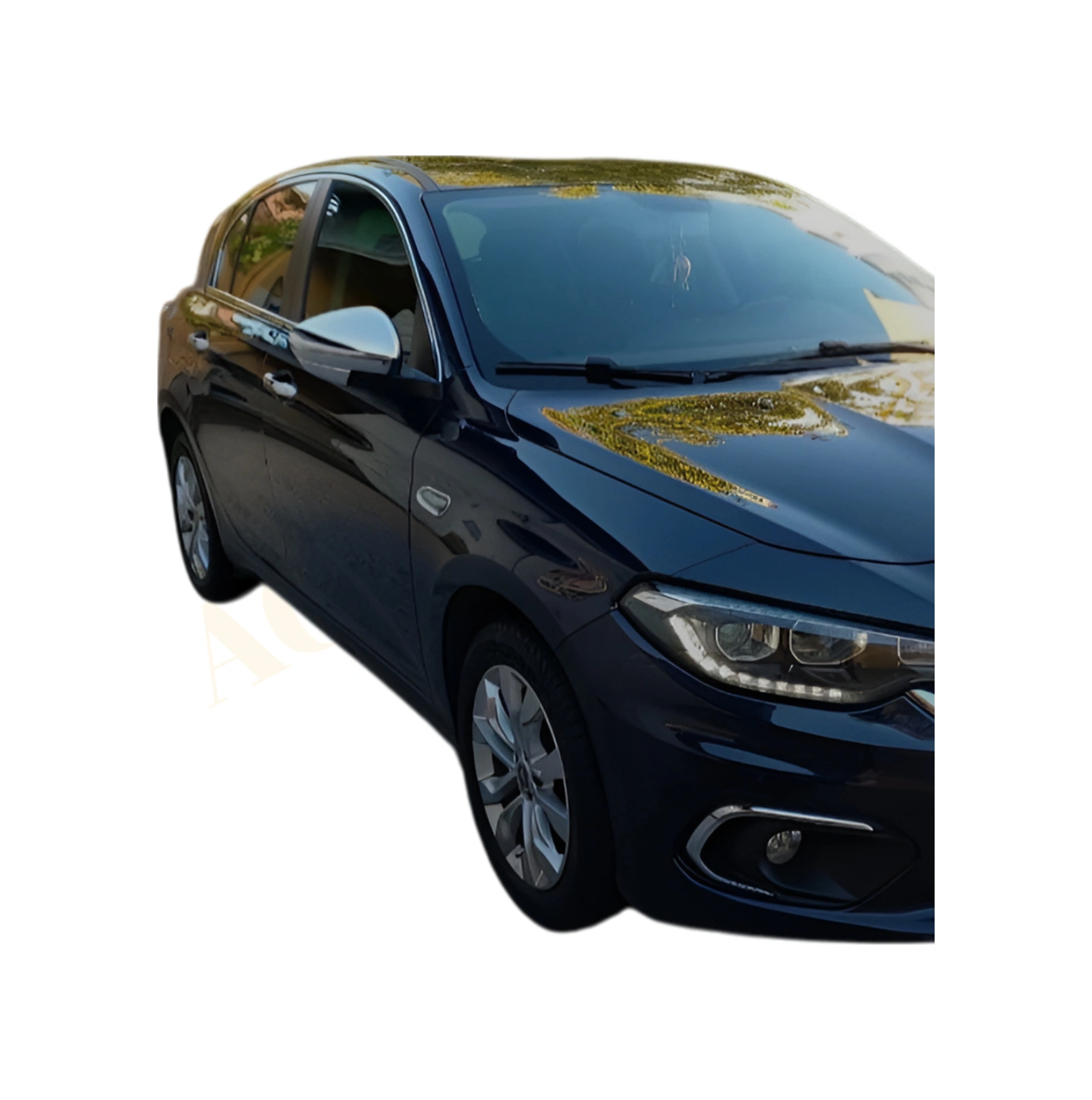 Fiat Egea Sedan-hb-cross Araca Özel Abs Krom Ayna Kapağı + Paslanmaz Çelik Kapı Kol A+