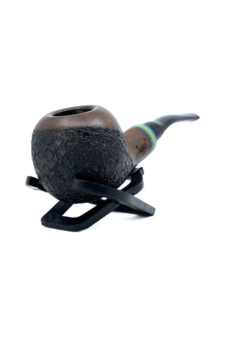 Dapper Bent Apple Briar Gül Kökü 9 Mm Filtreli El Yapımı Pipo - 3569