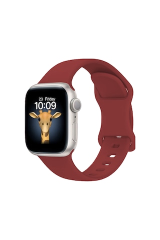 Apple Uyumlu Watch 10 46mm Krd 131 Silikon Kordon Strap Kayış
