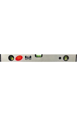 Mıknatıslı Su Terazisi 500 Mm Alüminyum Gövde 3 Ölçüm Penceresi Hs-0161