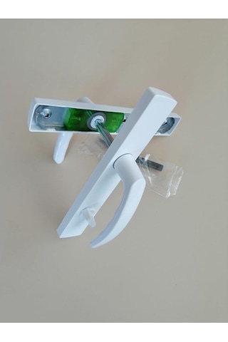WC PVC KAPI KOLU PLASTİK BEYAZ