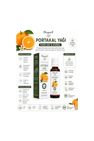 Portakal Yağı 20 Ml - Aydınlatıcı & Canlandırıcı Cilt Bakım Yağı