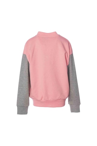 Hummel Dagnes Bomber Çocuk Pembe Yuvarlak Yaka Ceket Pembe