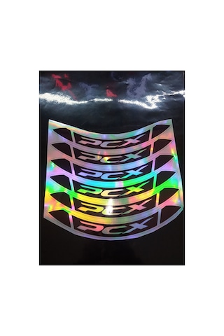 Honda Pcx Hologram Jant Şerit Sticker