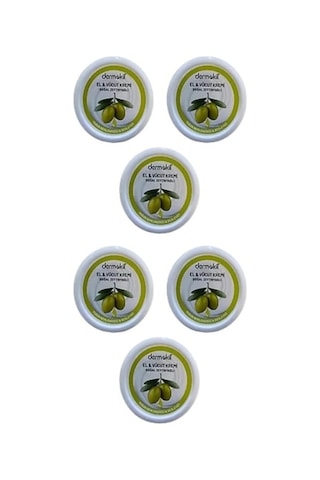 Dermokil Doğal Zeytinyağlı El ve Vücut Kremi 6 x 220 ML