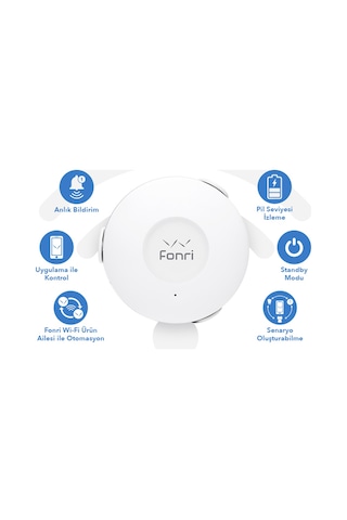 FONRI Wİ-Fİ AKILLI SU BASKINI SENSÖRÜ NAS-WS02W  ( TEK BAŞINA KUL