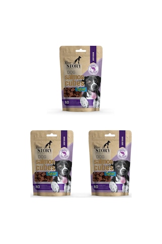Dog Salmon Cubes 3x80gr. Somonlu, Köpek Ödül Maması