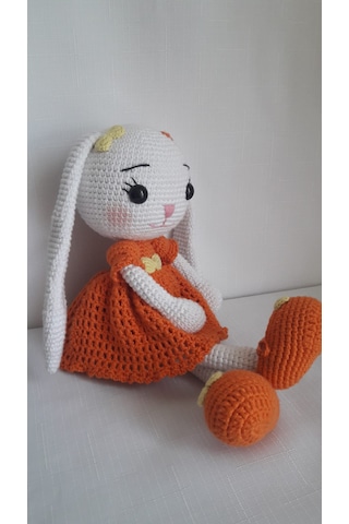 Amigurumi Turuncu Tavşan Oyuncak