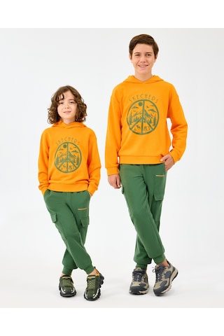 Skechers B Lw Fleece Sweatshirt Büyük Erkek Çocuk Turuncu Sweatshirt Sk2520089-0341 Turuncu