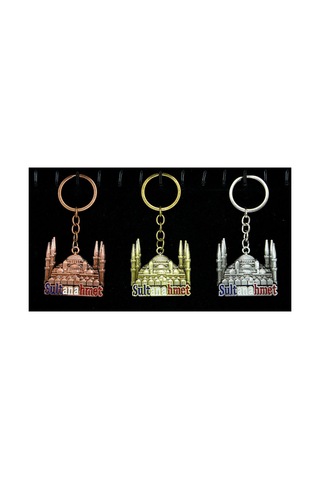 5 Adet Sultanahmet Metal Anahtarlık 10 Cm Tasarım Anahtar Tutucu Anahtar Halkası Anahtar Zinciri Hediyelik Hatıra Keychain Souvenir