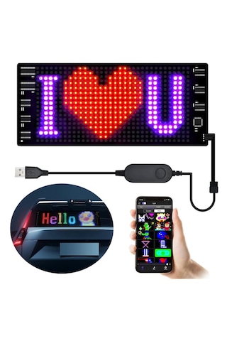 Monozone Araç Car Led Ekran Tabelaları Kayan Yazı