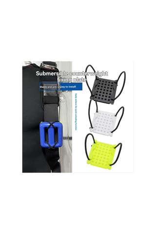 Gatherco Tüplü Dalış Ağırlık Sabitleme Plakası Bcd Kayış Montaj Plakası Dalış Ağırlık Alt Plakası Dalış Aksesuarları C