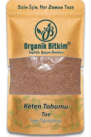 Organik Bitkim Keten Tohumu Toz 1000 G