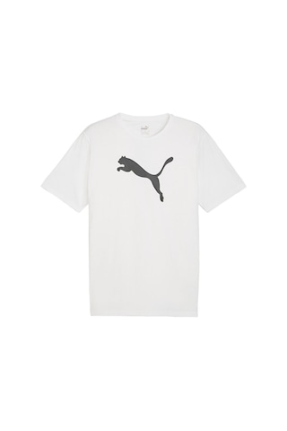 Puma Teamrise Logo Jersey Cotton Erkek Günlük Tişört 65870504 Beyaz 65870504 Beyaz