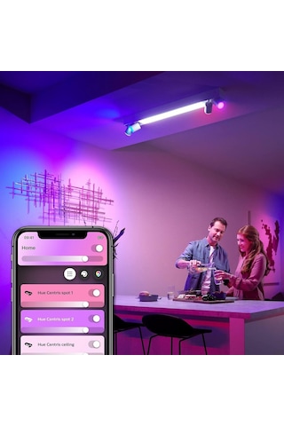 Philips Hue Centris Led 4'lü Akıllı Spot Lamba 4x4.2w Beyaz Genel