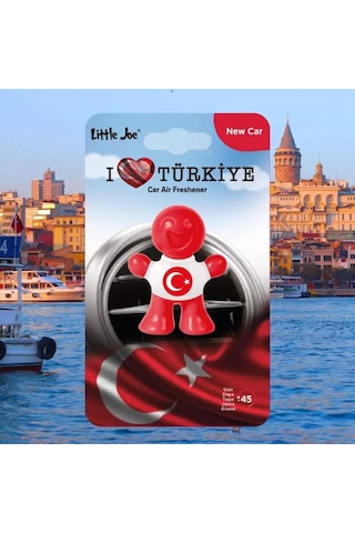 Little Joe Türkiye'yi Seviyorum Yeni Araç Kokusu New Car -45 Gün-oto Kokusu Kalıcı Klima Parfüm