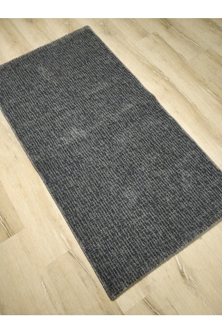 Eko Halı Lotto Lt01 D.Gri Sade Desenli Halı 80X150 Cm