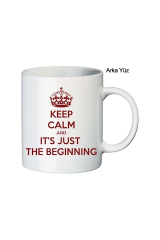 Bayana Fotoğraflı Mezuniyet Hediyesi - "Keep Calm" Kupa Bardak