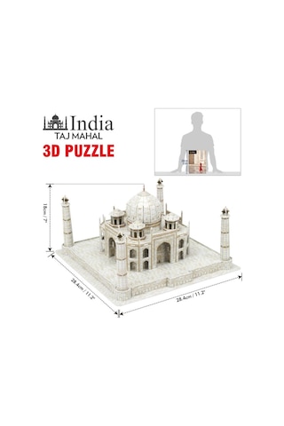 National Geographic 87 Parça 3d Puzzle Taj Mahal.