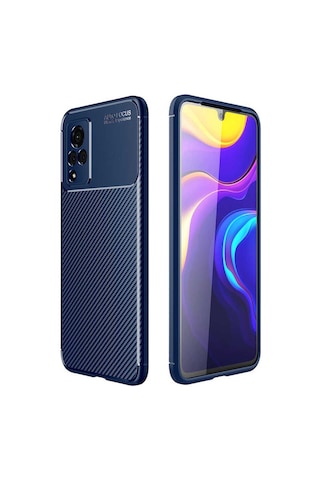 Goocamp Vivo V21 Kılıf Negro Silikon Kapak - Lacivert Lacivert