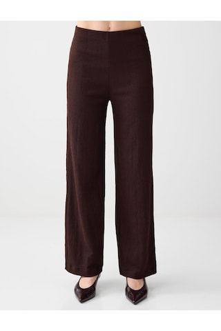 Jimmy Key Acı Kahve Normal Bel Normal Paça Rahat Kesim Örme Pantolon 6sw185732803 Acı Kahverengi