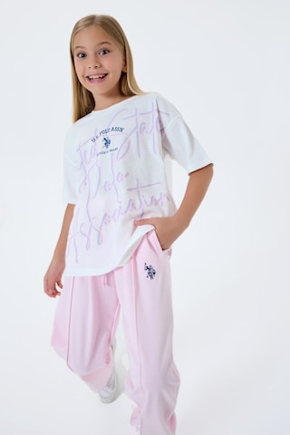 U.s. Polo Assn. Kız Çocuk Pembe Pijama Takım 5274-49881 Pembe