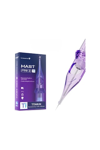 Mast Pro 2 Titanium 1201 Rl 1 Rl 0.35 Mm Round Liner Long Taper Kartuş Dövme İğnesi 20 Adet Mast Pro 2 Titanium 1201 Rl 1 Rl 0.35 Mm Round Liner Long Taper Kartuş Dövme İğnesi 20 Adet