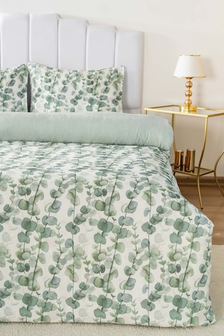 Rivaİstanbul Okaliptus Çift Kişilik Nevresim Takımı Pamuklu Yeşil