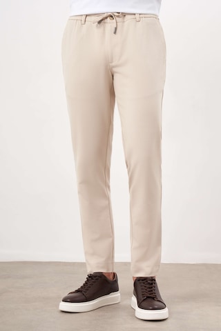 Morven Erkek Bej Poliviskon Trend İpli Jogger Slim Fit Spor Pantolon 25ms003007653 Bej