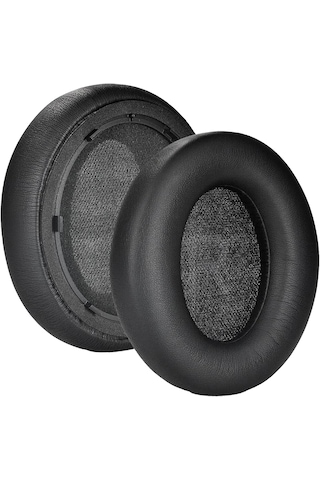 Anker Soundcore Space Q45 İle Uyumlu Kulaklık Pedi Yastık Kulaklık Süngeri Yastığı Ped Suni Deri Earpad Köpük Yalıtım Kapak Siyah