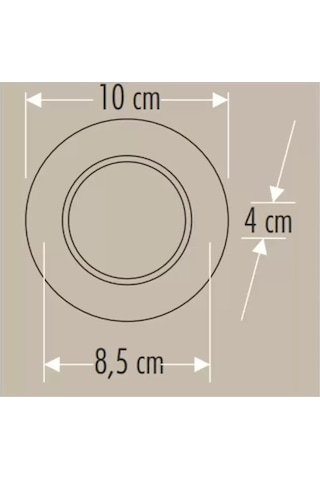 Cata Ct-5258 Zebra Led Armatür 6w 3 Renk 5 Li Paket