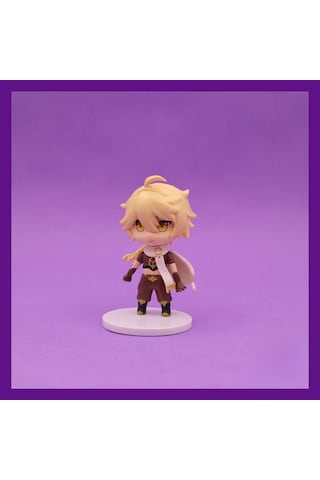 Genshin Impact Aether Traveler Mini Figür - 10 Cm Koleksiyonluk Anime Figürü