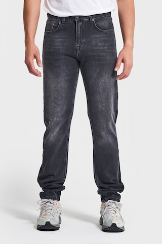 Itsbasic Erkek Siyah Renk Slim Fit Likralı Kumaş Denim